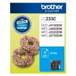 1 x Genuine Brother LC-233 Cyan Ink Cartridge LC-233C