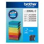 1 x Genuine Brother LC-235XL Cyan Ink Cartridge LC-235XLC