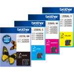 4 Pack Genuine Brother LC-237XL LC-235XL Ink Cartridge Set (1BK,1C,1M,1Y)