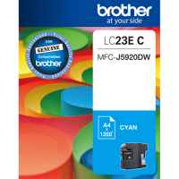 1 x Genuine Brother LC-23E Cyan Ink Cartridge LC-23EC