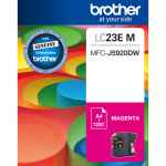 1 x Genuine Brother LC-23E Magenta Ink Cartridge LC-23EM