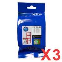 3 x Genuine Brother LC-3319XL Black Ink Cartridge LC-3319XLBK