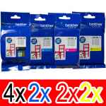 10 Pack Genuine Brother LC-3319XL Ink Cartridge Set (4BK,2C,2M,2Y)