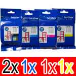 5 Pack Genuine Brother LC-3319XL Ink Cartridge Set (2BK,1C,1M,1Y)