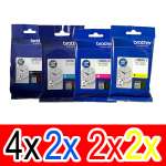 10 Pack Genuine Brother LC-3329XL Ink Cartridge Set (4BK,2C,2M,2Y)