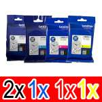 5 Pack Genuine Brother LC-3329XL Ink Cartridge Set (2BK,1C,1M,1Y)