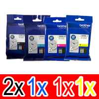 5 Pack Genuine Brother LC-3329XL Ink Cartridge Set (2BK,1C,1M,1Y)