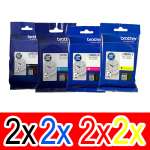 8 Pack Genuine Brother LC-3329XL Ink Cartridge Set (2BK,2C,2M,2Y)