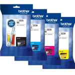 4 Pack Genuine Brother LC-3339XL Ink Cartridge Set (1BK,1C,1M,1Y)