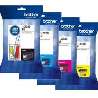 4 Pack Genuine Brother LC-3339XL Ink Cartridge Set (1BK,1C,1M,1Y)