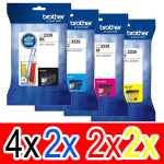 10 Pack Genuine Brother LC-3339XL Ink Cartridge Set (4BK,2C,2M,2Y)