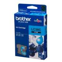 1 x Genuine Brother LC-38 Cyan Ink Cartridge LC-38C