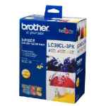 1 x Genuine Brother LC-38 C/M/Y Ink Cartridge Colour Pack LC-38CL3PK