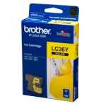 1 x Genuine Brother LC-38 Yellow Ink Cartridge LC-38Y