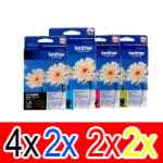 10 Pack Genuine Brother LC-39 Ink Cartridge Set (4BK,2C,2M,2Y)