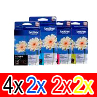 10 Pack Genuine Brother LC-39 Ink Cartridge Set (4BK,2C,2M,2Y)