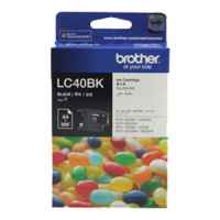 1 x Genuine Brother LC-40 Black Ink Cartridge LC-40BK