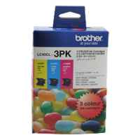 1 x Genuine Brother LC-40 C/M/Y Ink Cartridge Colour Pack LC-40CL3PK