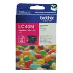 1 x Genuine Brother LC-40 Magenta Ink Cartridge LC-40M