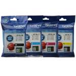 4 Pack Genuine Brother LC-431XL Ink Cartridge High Yield Set (1BK,1C,1M,1Y)