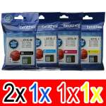 5 Pack Genuine Brother LC-431XL Ink Cartridge High Yield Set (2BK,1C,1M,1Y)