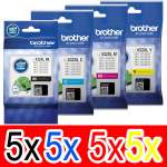 20 Pack Genuine Brother LC-432XL Ink Cartridge Set (5BK,5C,5M,5Y)