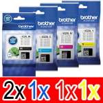 5 Pack Genuine Brother LC-432XL Ink Cartridge Set (2BK,1C,1M,1Y)