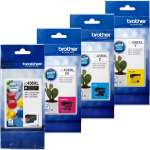 4 Pack Genuine Brother LC-436XL Ink Cartridge Set (1BK,1C,1M,1Y)