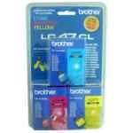 1 x Genuine Brother LC-47 C/M/Y Ink Cartridge Colour Pack LC-47CL3PK