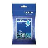 1 x Genuine Brother LC-536 Cyan Ink Cartridge LC-536C