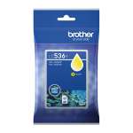 1 x Genuine Brother LC-536 Yellow Ink Cartridge LC-536Y