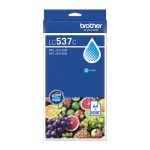 1 x Genuine Brother LC-537 Cyan Ink Cartridge Ultra High Yield LC-537C