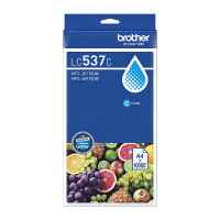 1 x Genuine Brother LC-537 Cyan Ink Cartridge Ultra High Yield LC-537C