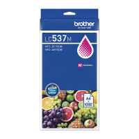 1 x Genuine Brother LC-537 Magenta Ink Cartridge Ultra High Yield LC-537M