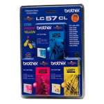 1 x Genuine Brother LC-57 C/M/Y Ink Cartridge Colour Pack LC-57CL3PK