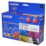 1 x Genuine Brother LC-57 B/C/M/Y Ink Cartridge Photo Value Pack LC-57PVP