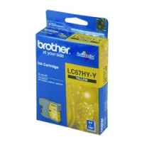 1 x Genuine Brother LC-67 Yellow Ink Cartridge High Yield LC-67HYY