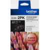1 x Genuine Brother LC-73 Black Ink Cartridge Twin Pack LC-73BK2PK