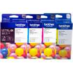 4 Pack Genuine Brother LC-77XL Ink Cartridge Set (1BK,1C,1M,1Y)