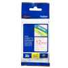 1 x Genuine Brother TZe-232 12mm Red on White Laminated Tape 8 metres