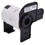 1 x Compatible Brother DK-11207 White Film Label Roll - 58mm Diameter - 100 Labels per Roll