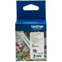 1 x Genuine Brother CZ-1001 Colour Label Roll Cassette - 9mm x 5m - Continuous