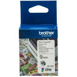 Brother CZ1001 CZ-1001 - 9mm x 5m - Continuous - Colour Label Roll Cassette