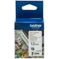 1 x Genuine Brother CZ-1002 Colour Label Roll Cassette - 12mm x 5m - Continuous