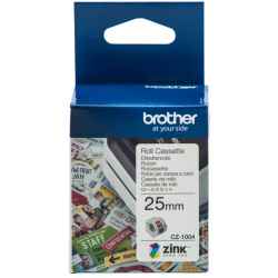 Brother CZ1004 CZ-1004 - 25mm x 5m - Continuous - Colour Label Roll Cassette