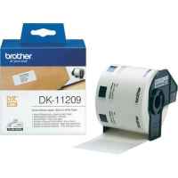 1 x Genuine Brother DK-11209 White Paper Label Roll - 29mm x 62mm - 800 Labels per Roll