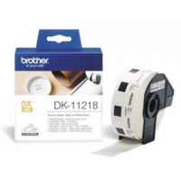 1 x Genuine Brother DK-11218 White Paper Label Roll - 24mm Diameter - 1000 Labels per Roll