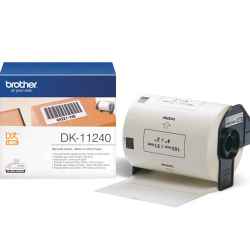 Brother DK11240 DK-11240 - 102mm x 51mm - 600 Labels per Roll - White Paper Label