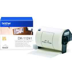 Brother DK11241 DK-11241 - 102mm x 152mm - 200 Labels per Roll - White Paper Label