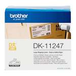 1 x Genuine Brother DK-11247 White Paper Label Roll - 103mm x 164mm - 180 Labels per Roll